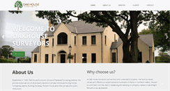 Desktop Screenshot of oakhousesurveyors.com