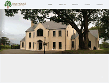 Tablet Screenshot of oakhousesurveyors.com